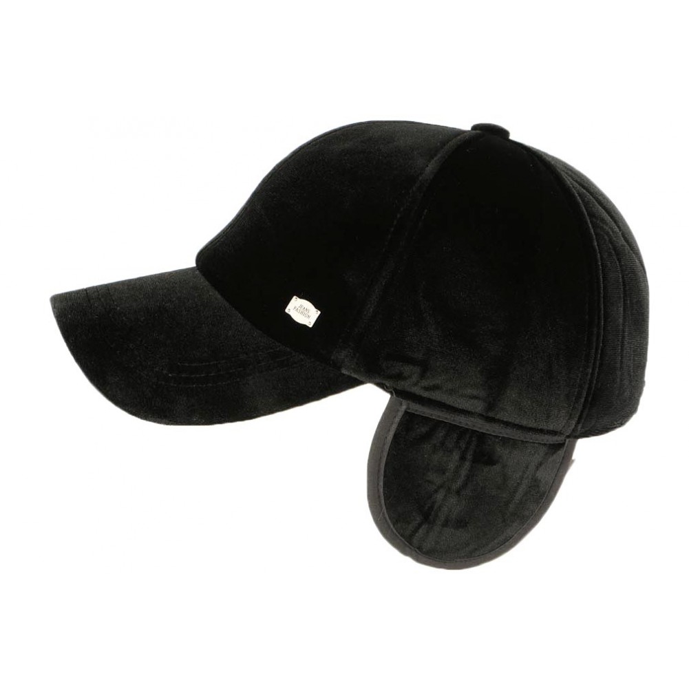 Casquette armee cache oreille noire, casquette chasse homme livré 48h