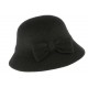 Chapeau Cloche Noir Femme en feutre Lolie ANCIENNES COLLECTIONS divers