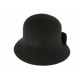 Chapeau Cloche Noir Femme en feutre Lolie ANCIENNES COLLECTIONS divers