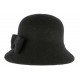 Chapeau Cloche Noir Femme en feutre Lolie ANCIENNES COLLECTIONS divers