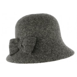 Chapeau Cloche Gris Femme en feutre Lolie ANCIENNES COLLECTIONS divers