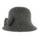 Chapeau Cloche Gris Femme en feutre Lolie ANCIENNES COLLECTIONS divers