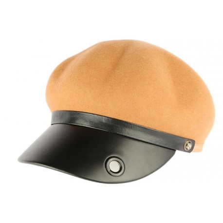 Casquette Femme Fashion Camel Visière Cuir Kenza CASQUETTES Léon montane