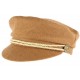 Casquette de marin marron camel tendacne Malty ANCIENNES COLLECTIONS divers