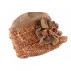 Toque chapeau laine femme orange marron Leana CHAPEAUX Léon montane