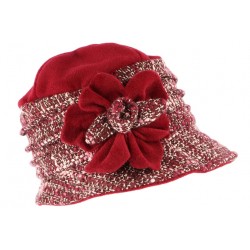 Toque chapeau laine femme rouge rose Leana CHAPEAUX Léon montane