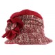 Toque chapeau laine femme rouge rose Leana CHAPEAUX Léon montane