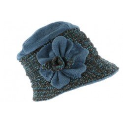 Toque chapeau laine femme bleu noir Leana CHAPEAUX Léon montane