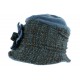 Toque chapeau laine femme bleu noir Leana CHAPEAUX Léon montane