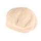 Beret Femme Beige cachemire avec perles Lonya BERETS Léon montane