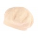 Beret Femme Beige cachemire avec perles Lonya BERETS Léon montane