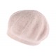 Beret Femme Parme cachemire avec perles Lonya BERETS Léon montane