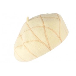 Beret Femme beige et doré à losanges Molly BERETS Léon montane