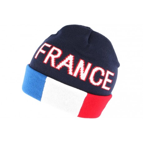 Bonnet France Bleu Blanc Rouge en laine BONNETS Nyls Création