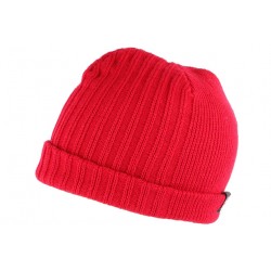 Bonnet court rouge drapeau UK double polaire BONNETS Nyls Création