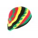 Bonnet Beret Rasta vert jaune rouge Bobmar BONNETS Nyls Création