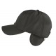 Casquette cache oreille imperméable doublee polaire noir ANCIENNES COLLECTIONS divers