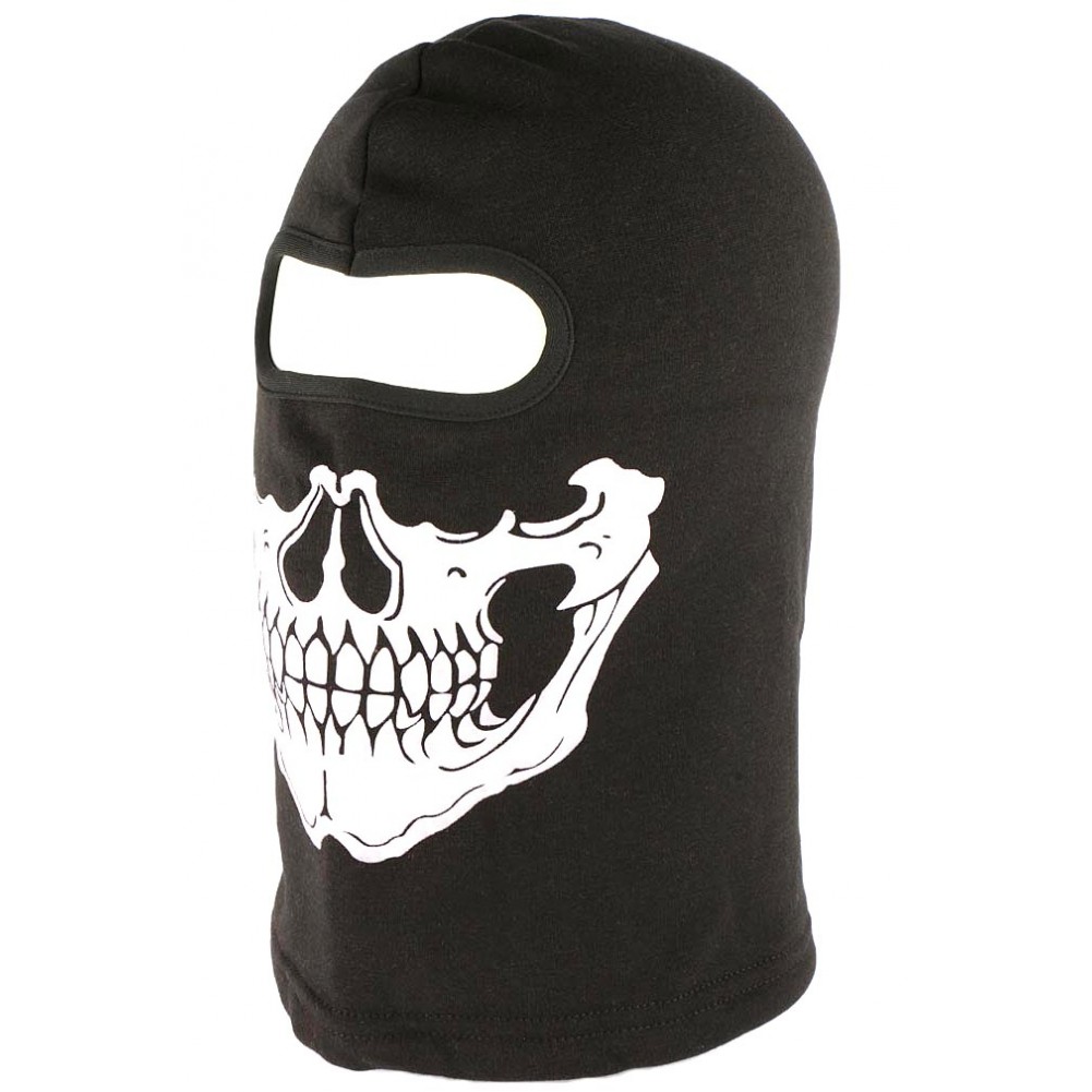 Cagoule en Coton Noir, Modules Fantômes, Masque Squelette, Crâne