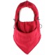 Cagoule Ski polaire rouge evolutive snood masque Skyway Cagoule Nyls Création