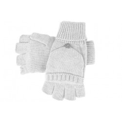 Gants Mitaine et Moufle Gris en Laine Carpsy Gants Nyls Création