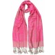 Echarpe Pashmina Rose Fuchsia Jaipur par Leon Montane Echarpe Léon montane