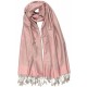 Echarpe Pashmina Mauve et Gris Jaipur par Leon Montane ACCESSOIRES Léon montane