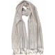 Grande Echarpe Pashmina Grise tendance Jaipur Leon Montane ANCIENNES COLLECTIONS divers