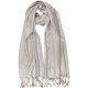 Grande Echarpe Pashmina Grise tendance Jaipur Leon Montane ANCIENNES COLLECTIONS divers