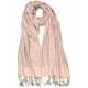 Grande Echarpe Pashmina Rose Poudre Jaipur Leon Montane ANCIENNES COLLECTIONS divers