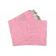 Echarpe Pashmina rose petale et argent avec soie Patna Echarpe Léon montane