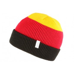 Bonnet Coal noir rouge jaune The Frena BONNETS COAL