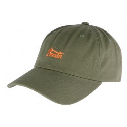 Casquette baseball Brixton verte et orange Potrero ANCIENNES COLLECTIONS divers