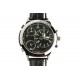 Grande montre noire triple fuseau horaire Altex ANCIENNES COLLECTIONS divers