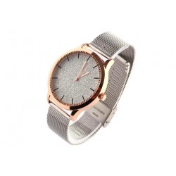 Montre femme doree paillettes argent bracelet milanais Mysia ANCIENNES COLLECTIONS divers