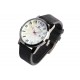 Montre Homme Noire et Blanche Bracelet Cuir avec Dateur Myxtra ANCIENNES COLLECTIONS divers