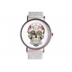 Montre bracelet paillettes argent tete de mort fashion Michael John ANCIENNES COLLECTIONS divers