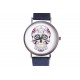 Montre bracelet paillettes bleues tete de mort fashion Michael John ANCIENNES COLLECTIONS divers