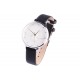 Montre abeille femme argent bracelet noir Melifyk Montre Michael John