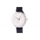 Montre abeille femme argent bracelet noir Melifyk Montre Michael John