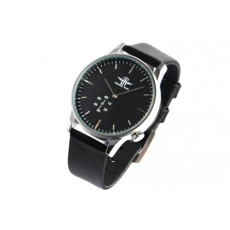 Bracelet montre noire homme tendance Laika Michael John ANCIENNES COLLECTIONS divers