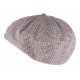 Casquette Gavroche marron carreaux noir en laine Etna ANCIENNES COLLECTIONS divers