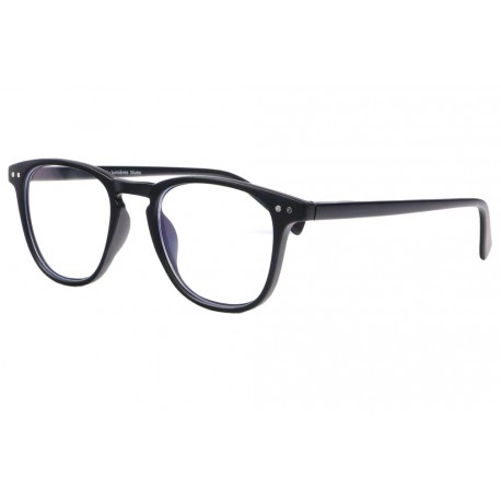 Lunette anti lumiere bleue tendance noir mat Wyltek Lunette anti Lumière Bleu New Time