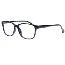 Lunette anti lumiere bleue classe noir brillant Macktek Lunette anti Lumière Bleu New Time