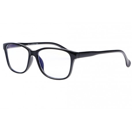 Lunette anti lumiere bleue classe noir brillant Macktek Lunette anti Lumière Bleu New Time