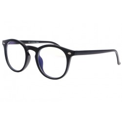 Lunettes anti lumiere bleue rondes noires mat mode Vysek Lunette anti Lumière Bleu New Time