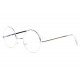 Grandes Lunettes anti lumiere bleue rondes metal argent Myrtek Lunette anti Lumière Bleu New Time