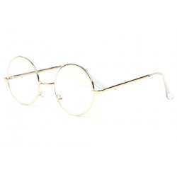 Grandes Lunettes anti lumiere bleue rondes metal dore Myrtek Lunette anti Lumière Bleu New Time