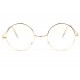 Grandes Lunettes anti lumiere bleue rondes metal dore Myrtek Lunette anti Lumière Bleu New Time