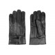 Gants Cuir Noir Homme en agneau Menk Leon Montane Gants Léon montane