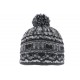 Bonnet pompon noir et gris doublure polaire Alpy Leon Montane BONNETS Léon montane